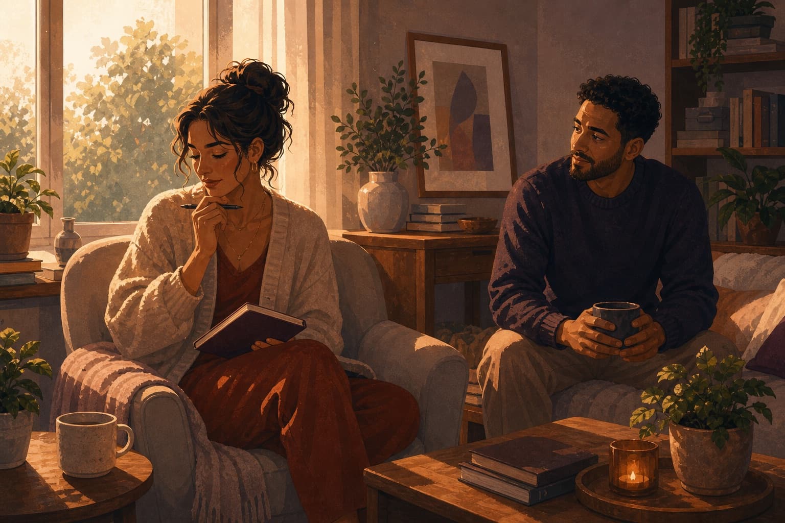 Editorial illustration for Knowing Yourself Makes It Easier to Be Known.