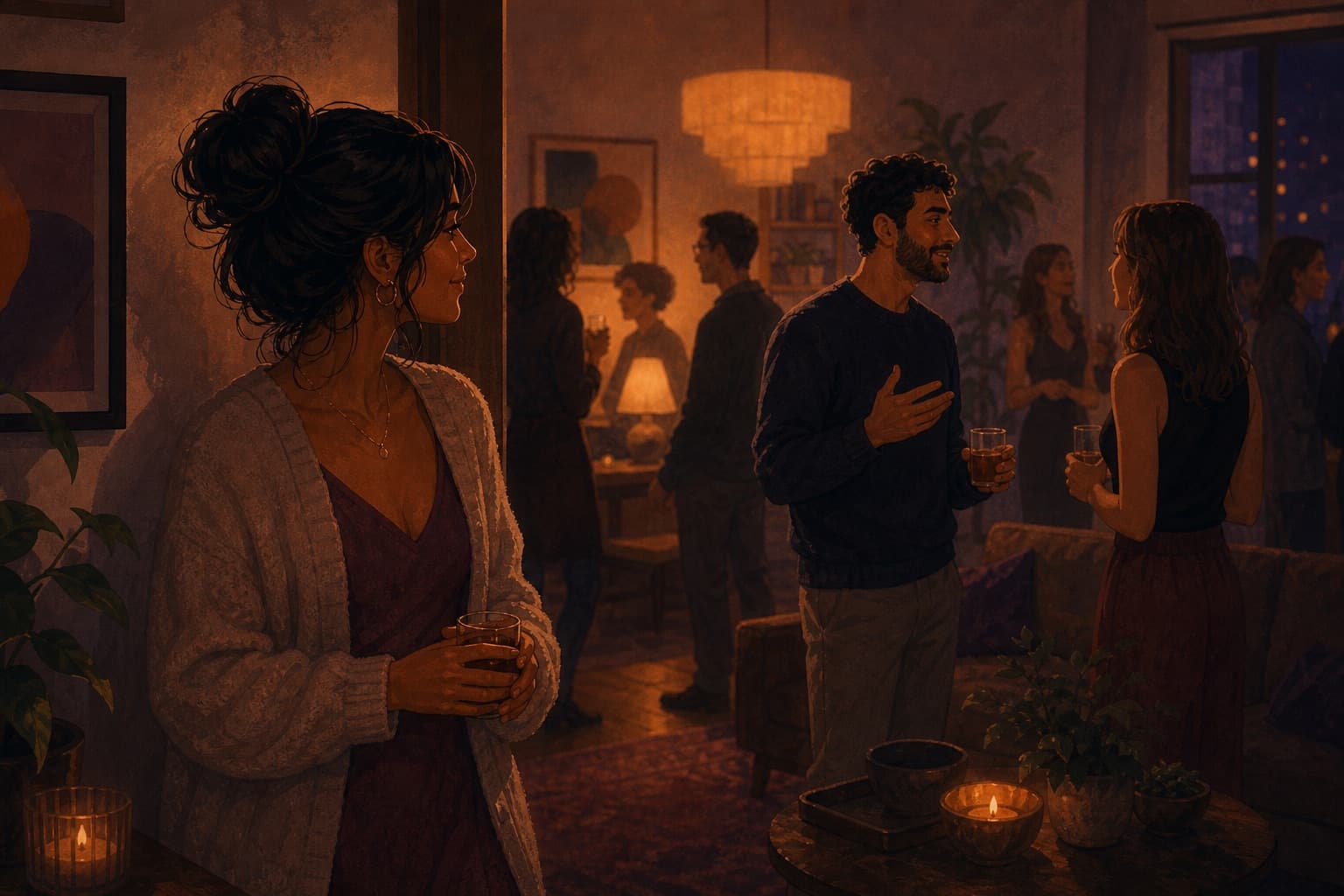 Editorial illustration for Mystery Does Not Mean Distance.