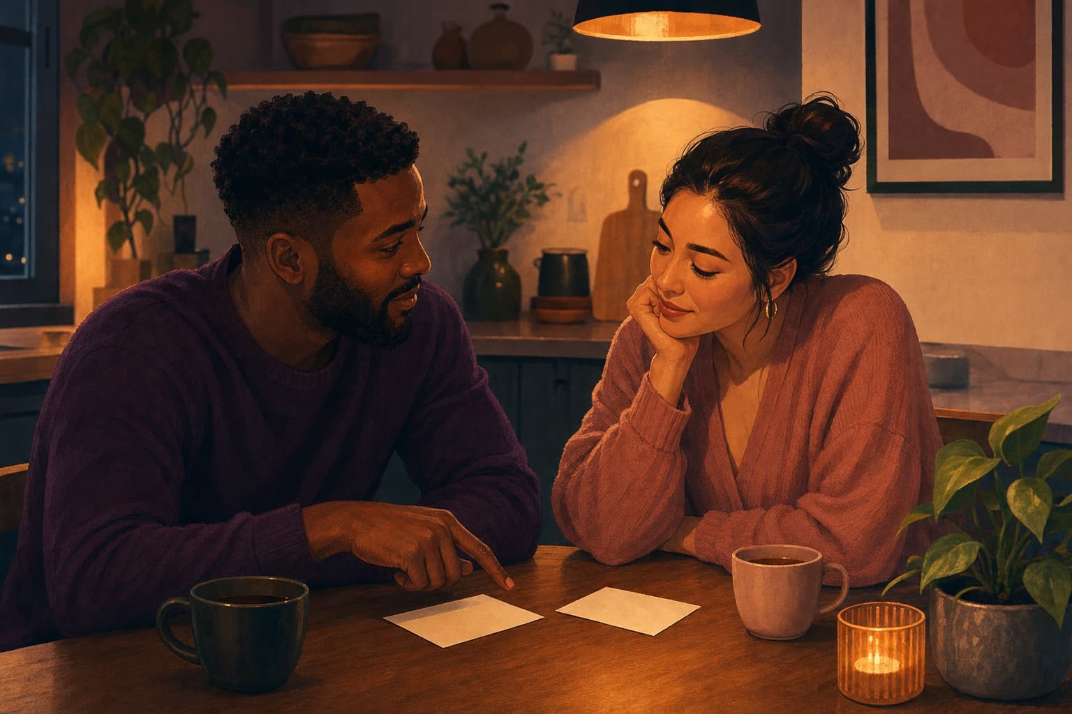 Editorial illustration for How to Share What You Like Without Making It a Demand.