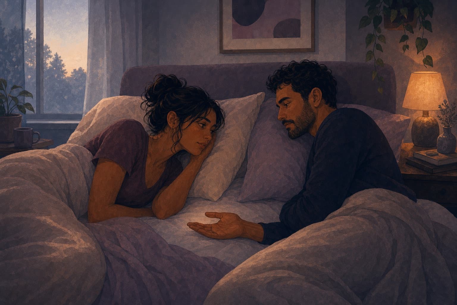 Editorial illustration for When the Body Says Not Yet.