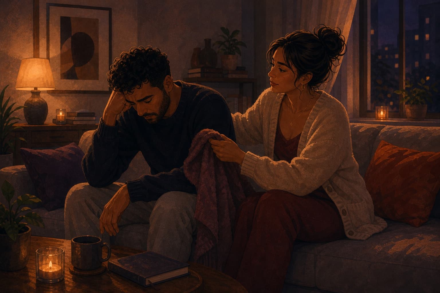 Editorial illustration for When Tiredness Looks Like Rejection.