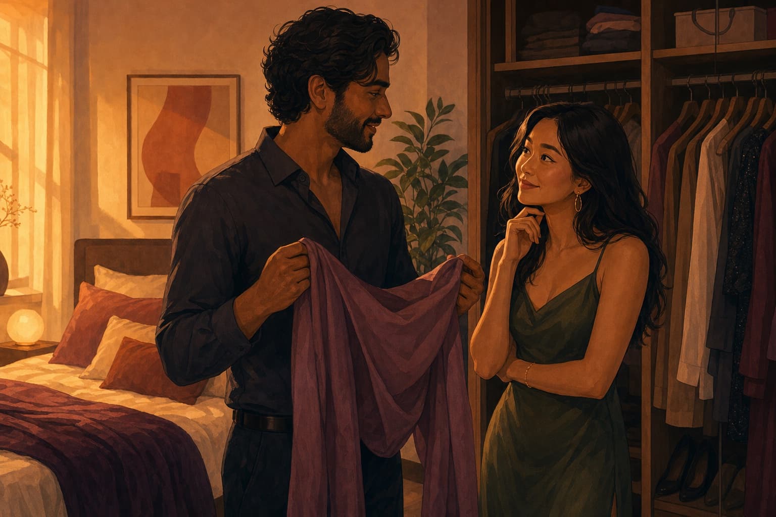 Editorial illustration for When Your Turn-Ons Have Changed.