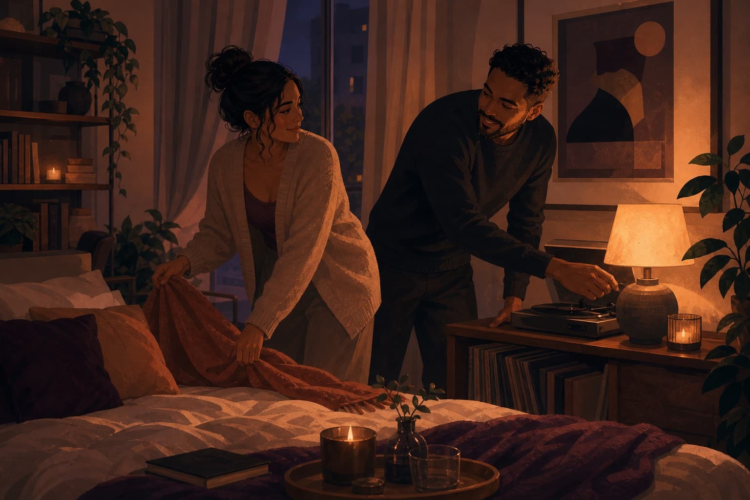 Editorial illustration for Why Intimacy Needs Structure.